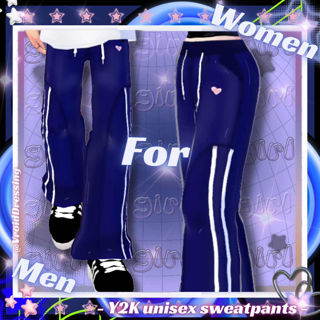 Vroid 3d Y2K Unisex sweatpants