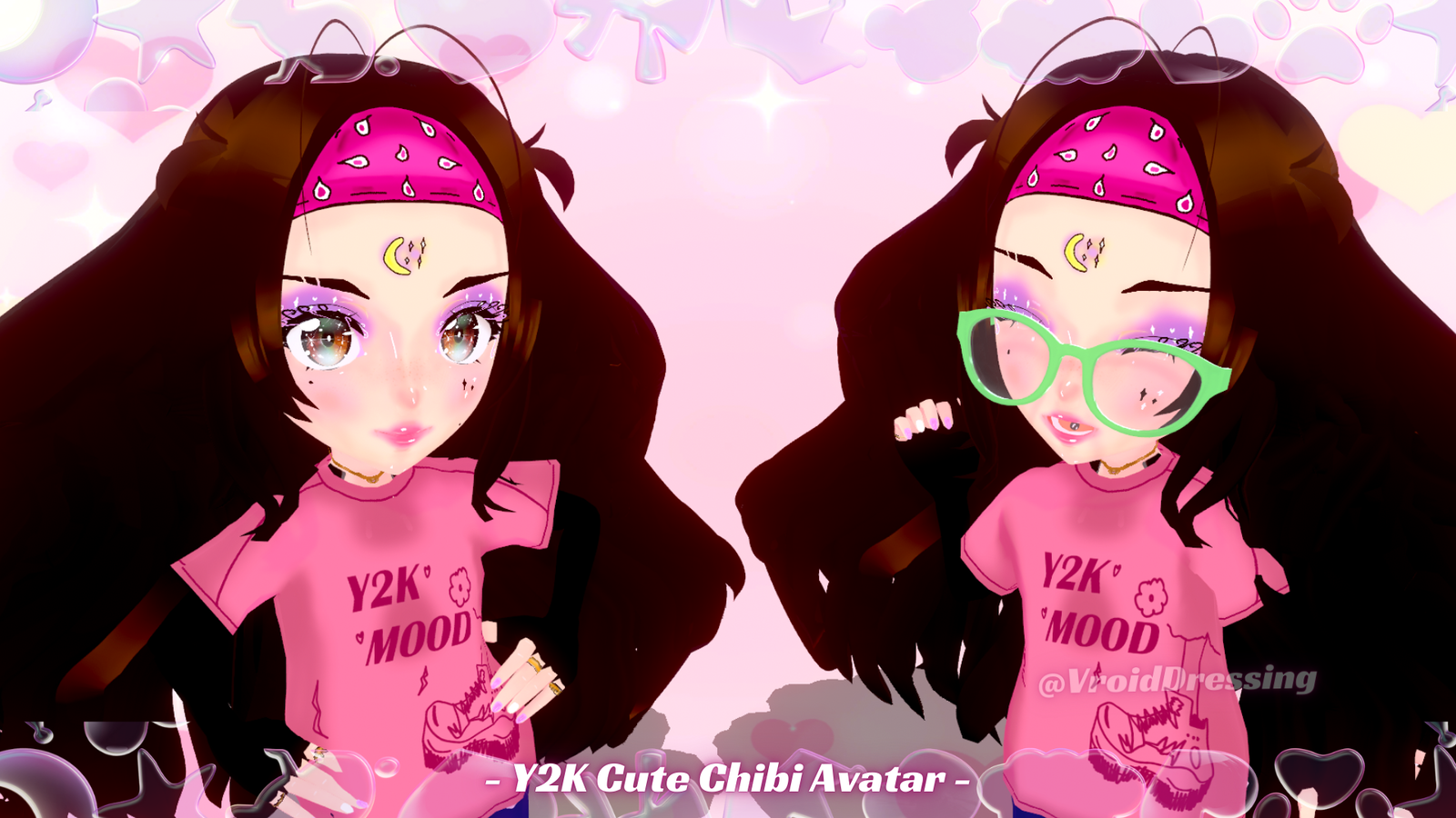 Y2K Cute 3D Chibi Vroid Avatar