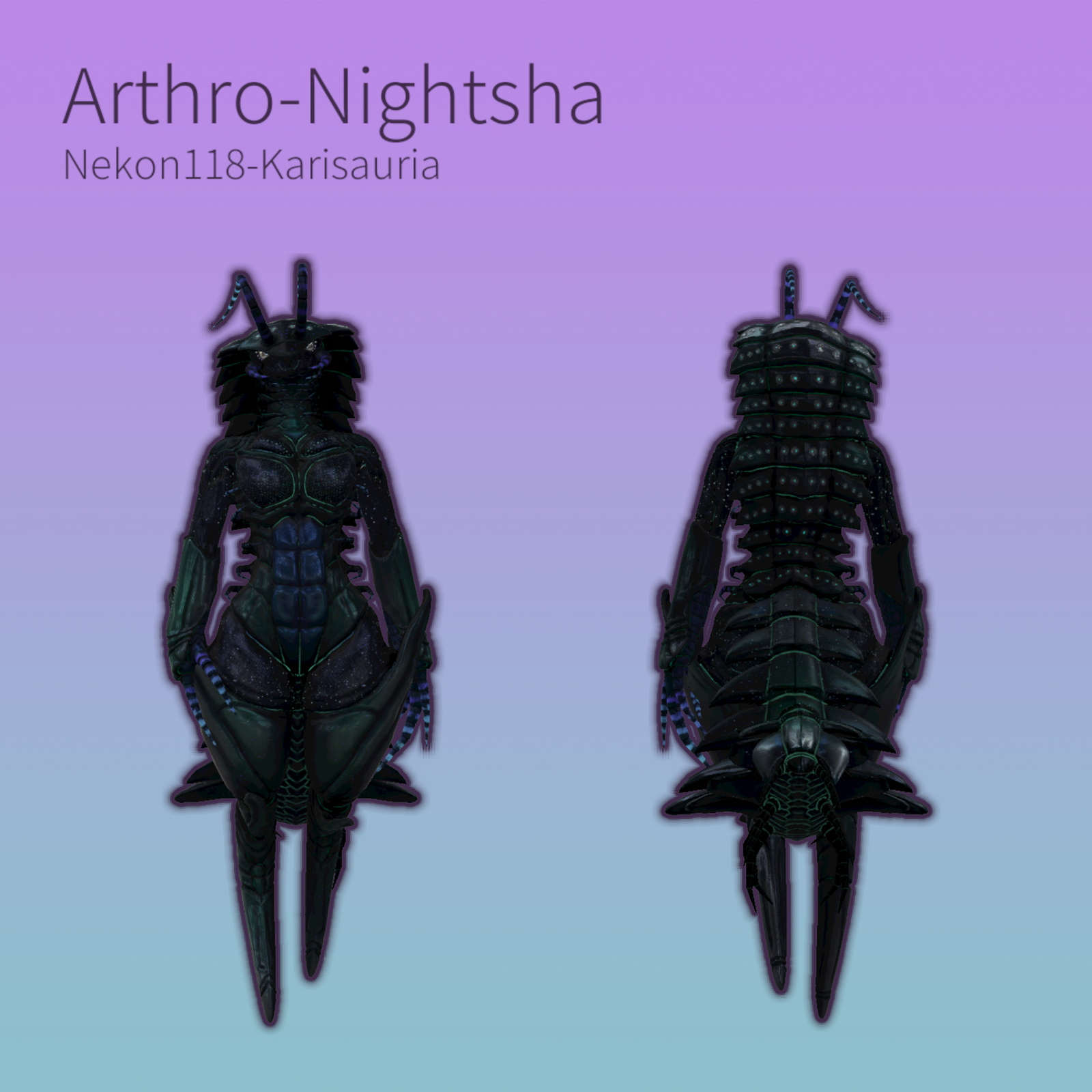 Arthropleura Nightshade textures