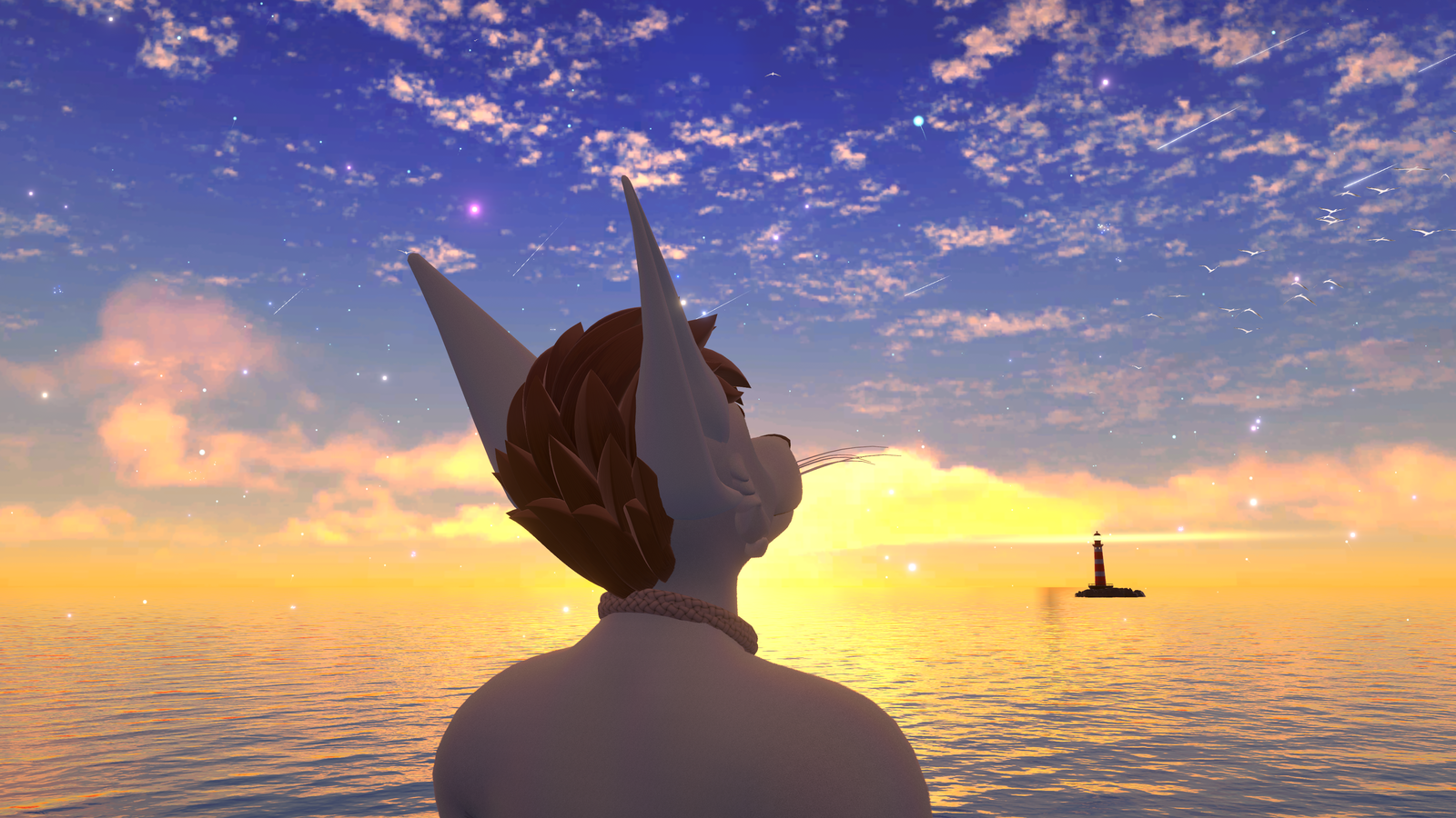 VRChat | Brushed Hair (Fits Any Avatar!)