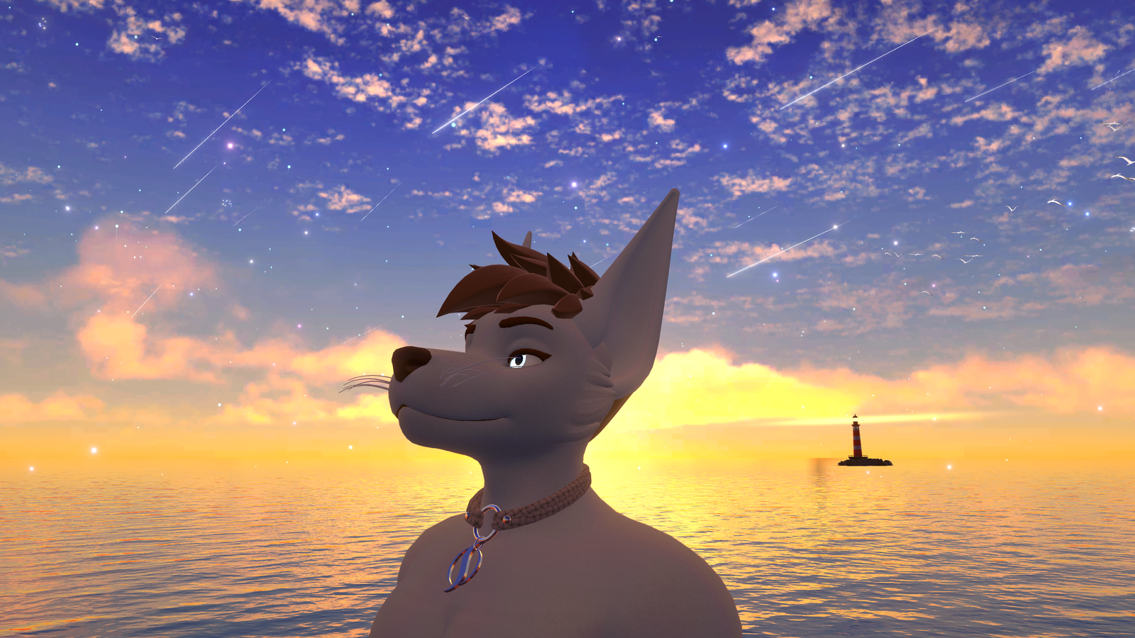 VRChat | Brushed Hair (Fits Any Avatar!)