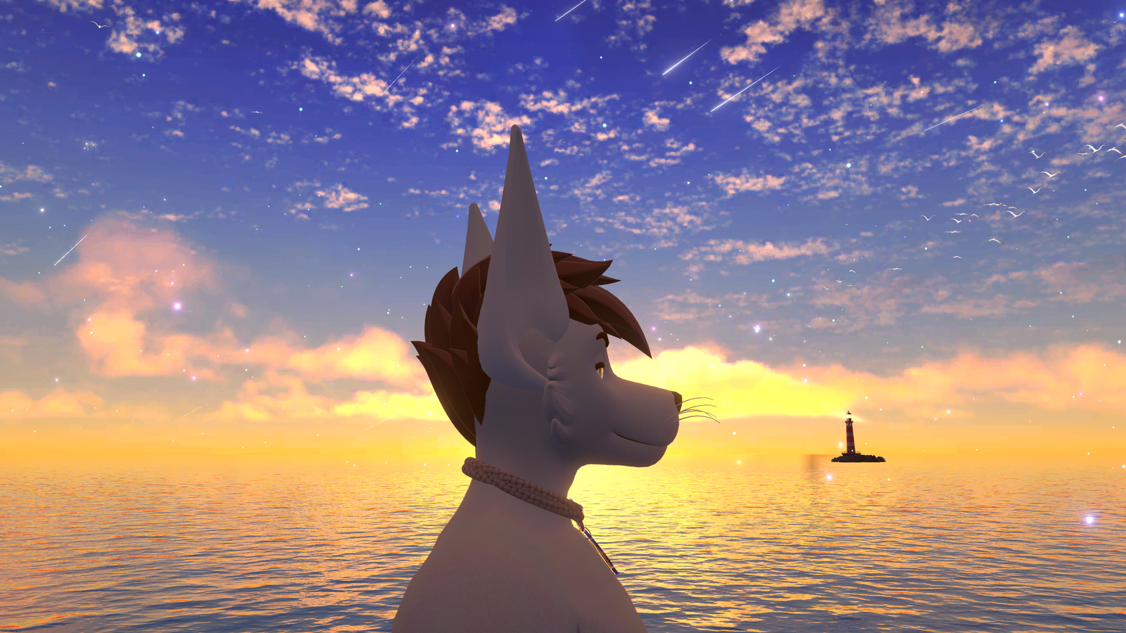 VRChat | Brushed Hair (Fits Any Avatar!)