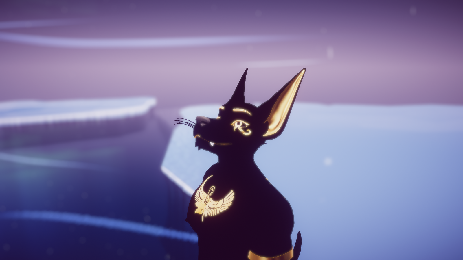 VRChat | Jackal / Anubis Ears (Fits Any Avatar!)