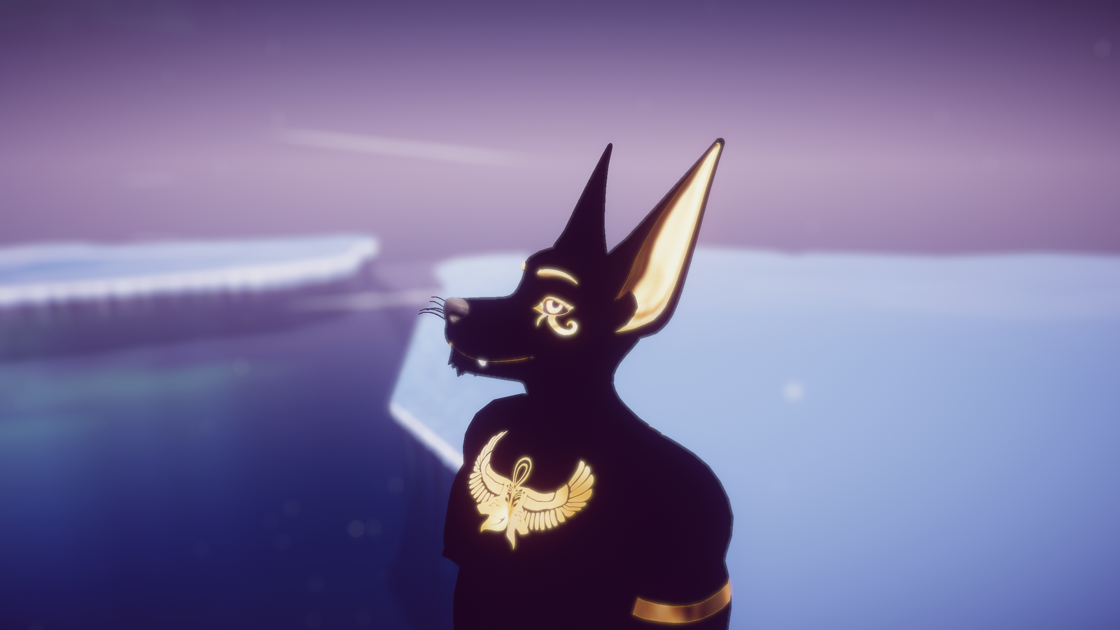 VRChat | Jackal / Anubis Ears (Fits Any Avatar!)