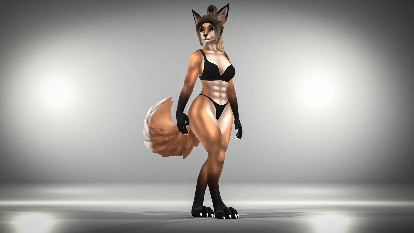 FLA Muscle Overlay (Winterpaw Female Canine)