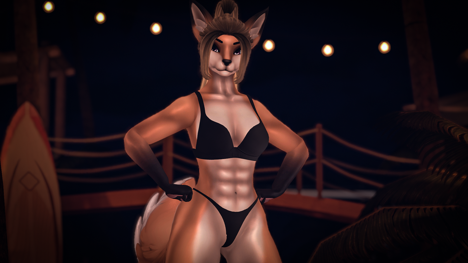 FLA Muscle Overlay (Winterpaw Female Canine)