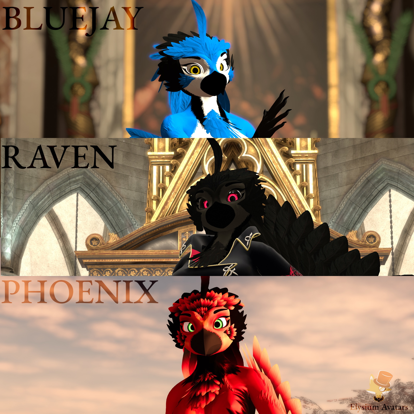 Elysium Avatars: Avians