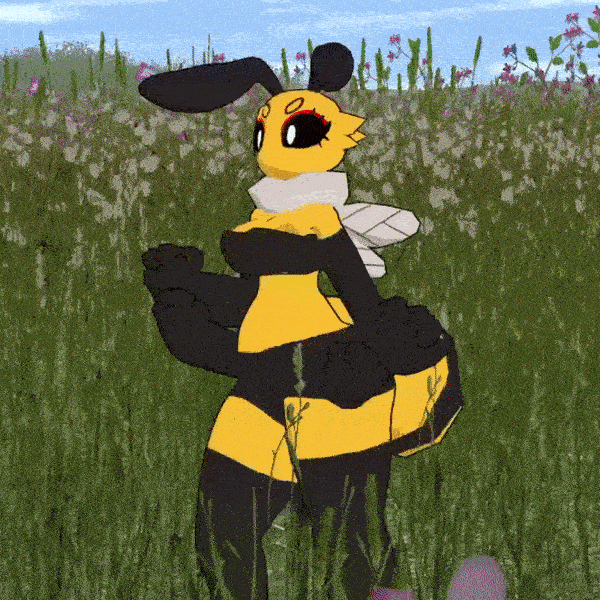 Bumbling Bee, Furry Avatar for VRChat