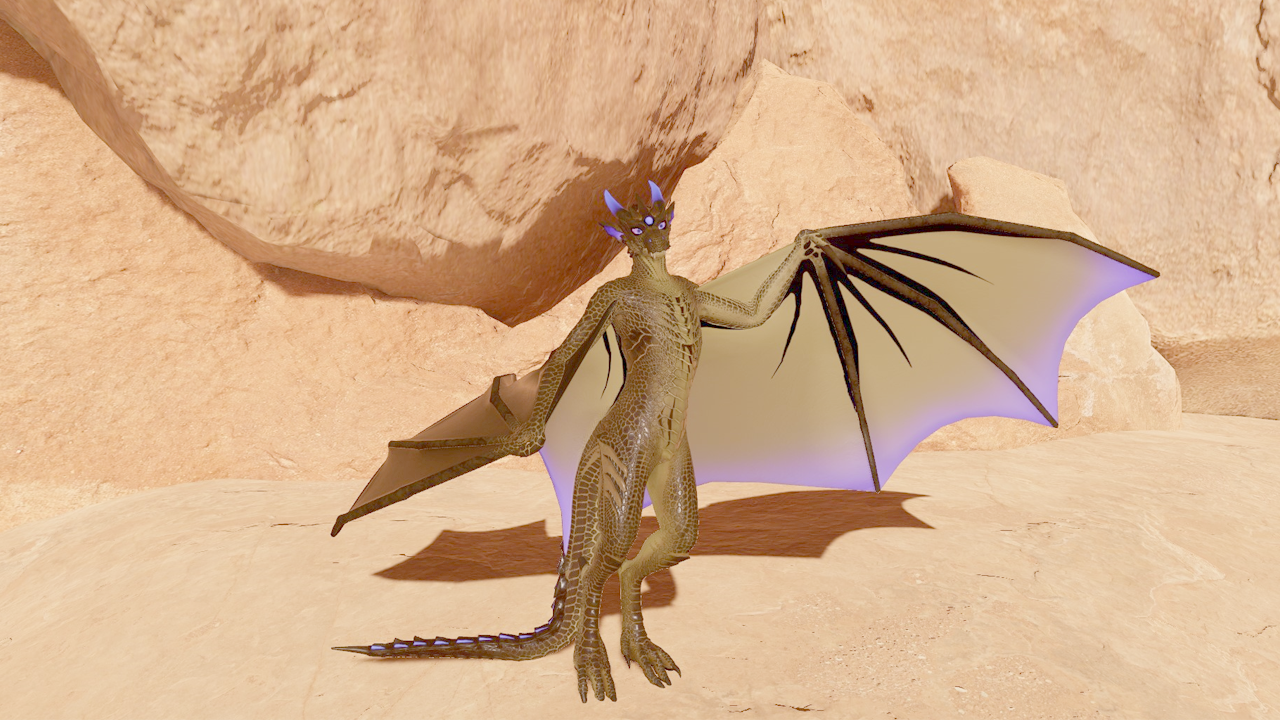 Scaled Wyvern - VRChat Avatar