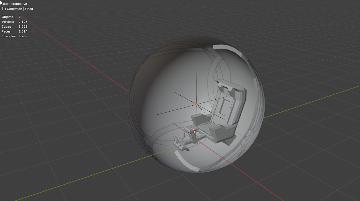 Mecha Cockpit 3D Asset