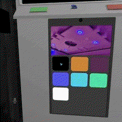 Swipe smooth color lights [Sync, VRCWorld, Udon]