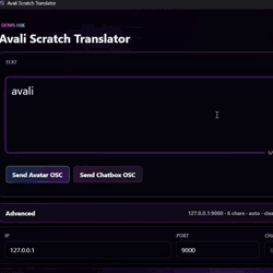 Avali Scratch Translator