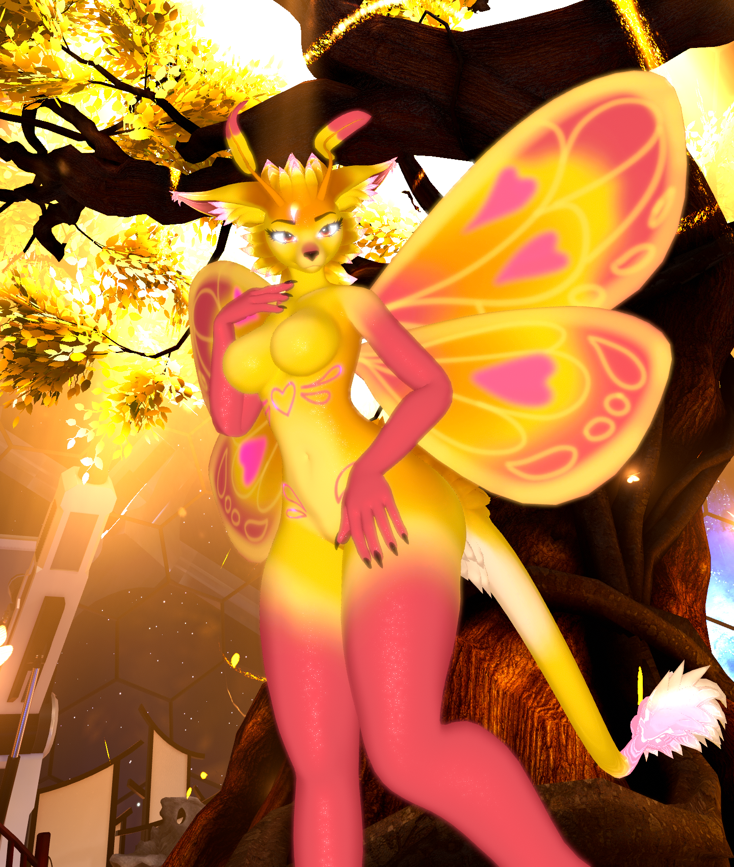 Rosy Maple Moth Texture - Fox Moth