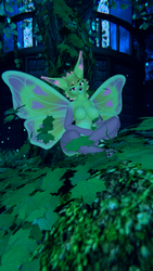 Rosy Maple Moth Texture - Fox Moth