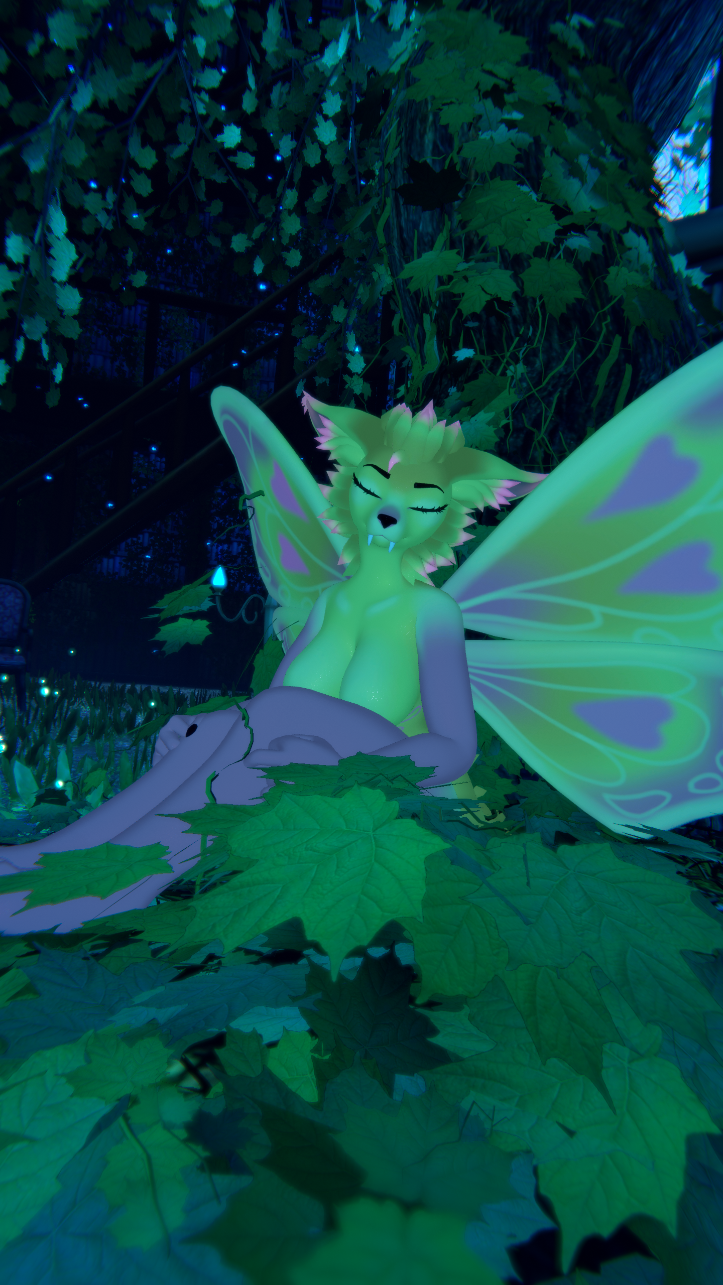 Rosy Maple Moth Texture - Fox Moth