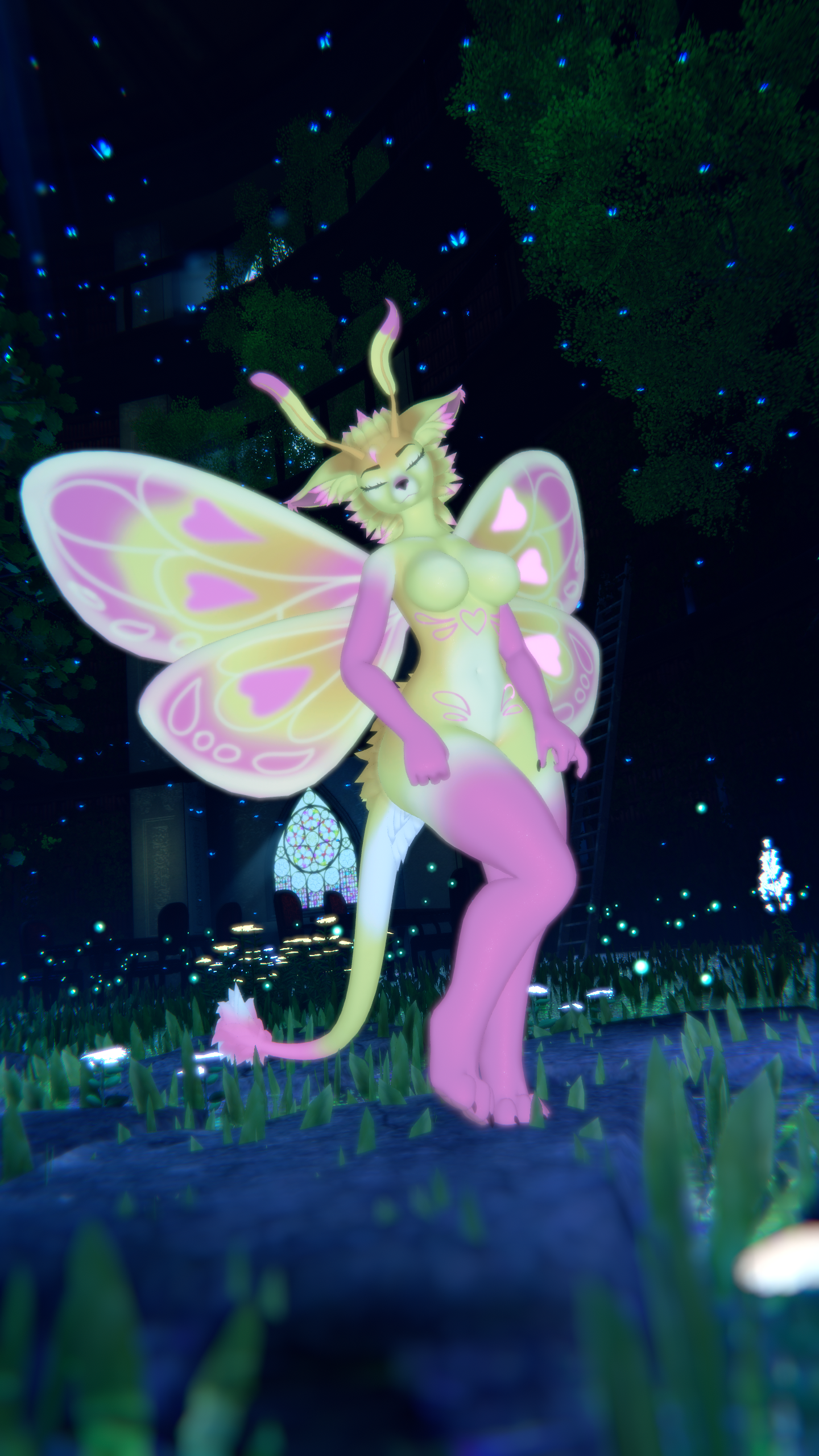 Rosy Maple Moth Texture - Fox Moth