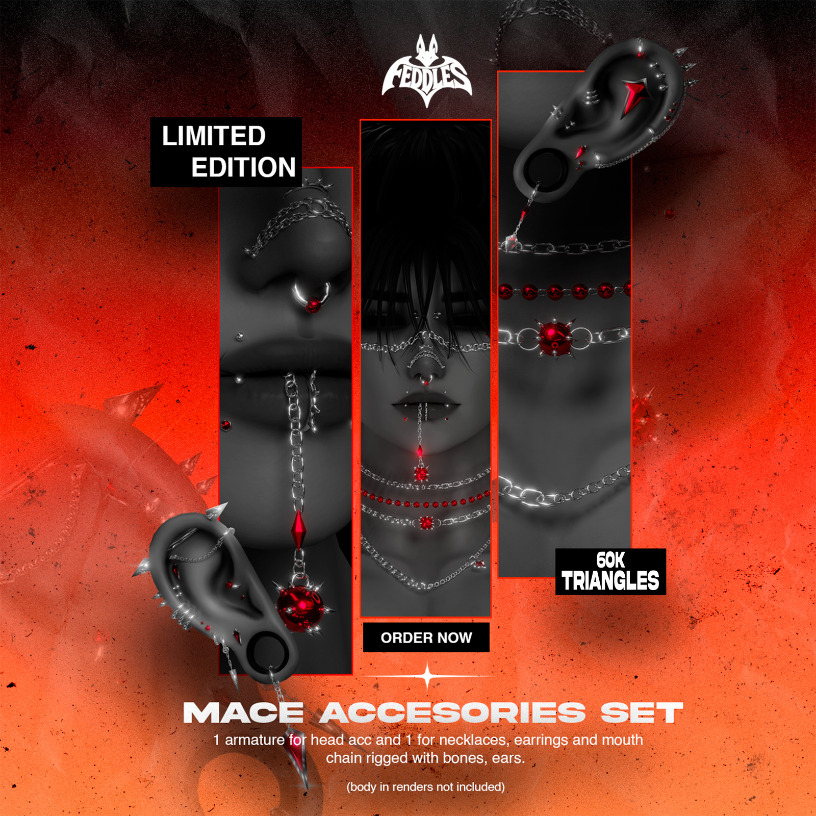 MACE PIERCING & ACCESSORY SET