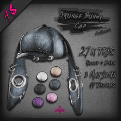 GRUNGE BUNNY CAP
