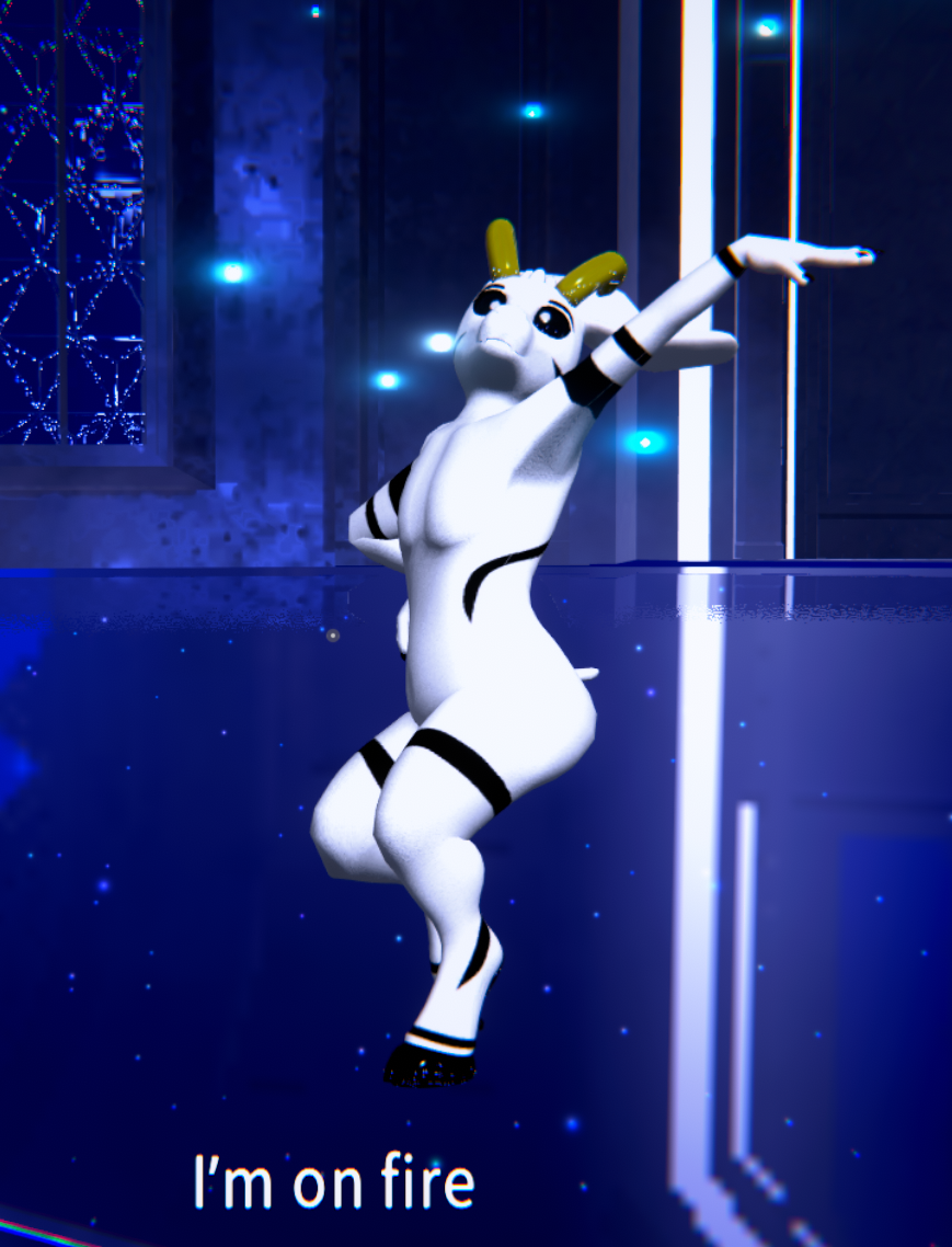 Asriel Dreemurr Femboi~ | FREE Speedrun VRChat Model!