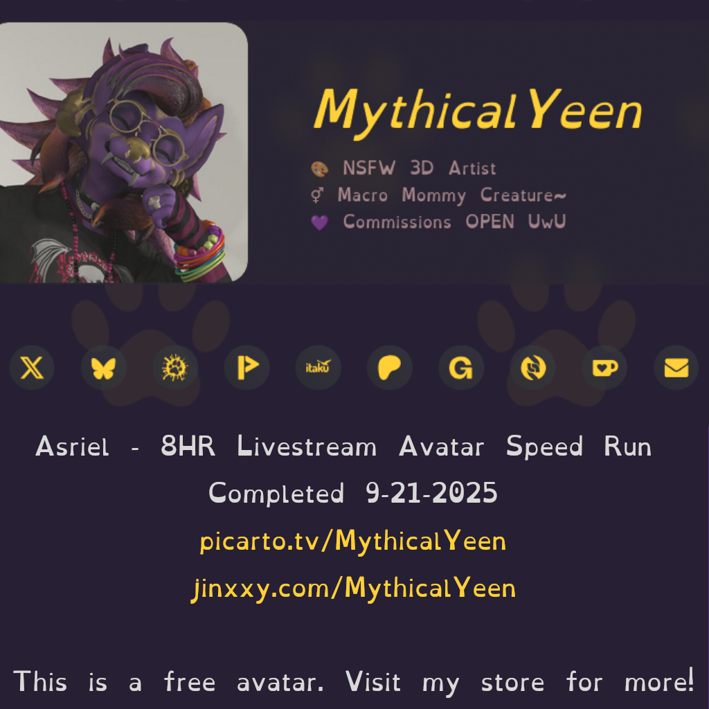 Asriel Dreemurr Femboi~ | FREE Speedrun VRChat Model!