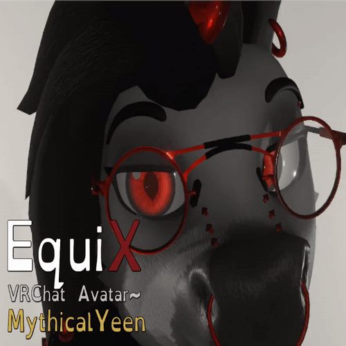 EquiX — Equine Customizable VR Chat Avatar Base UWU