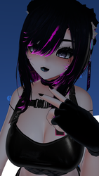 Vee Goth Makeup