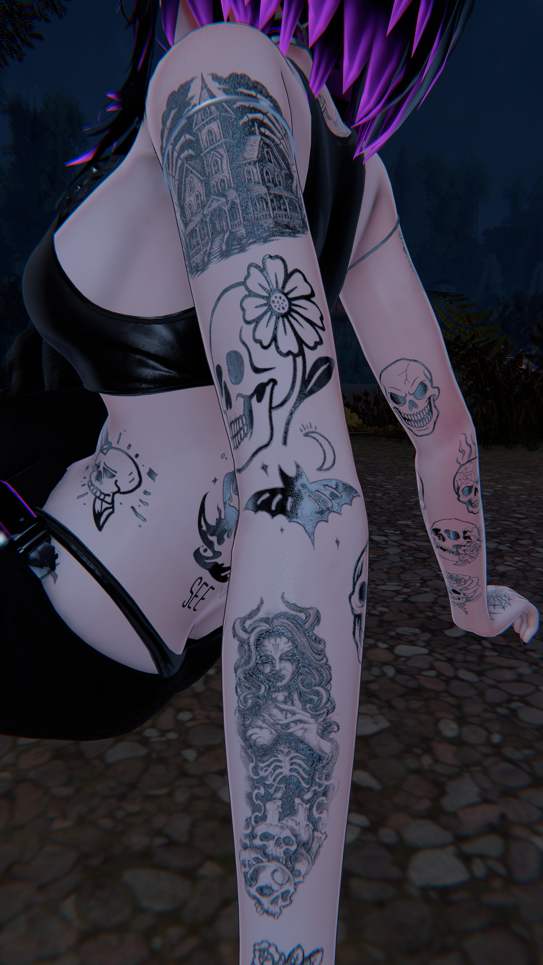 Spooky Vee Tats