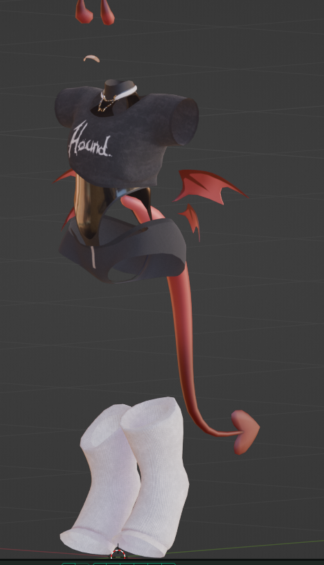 ✧˚. Biscotti Demon Outfit ✧˚.