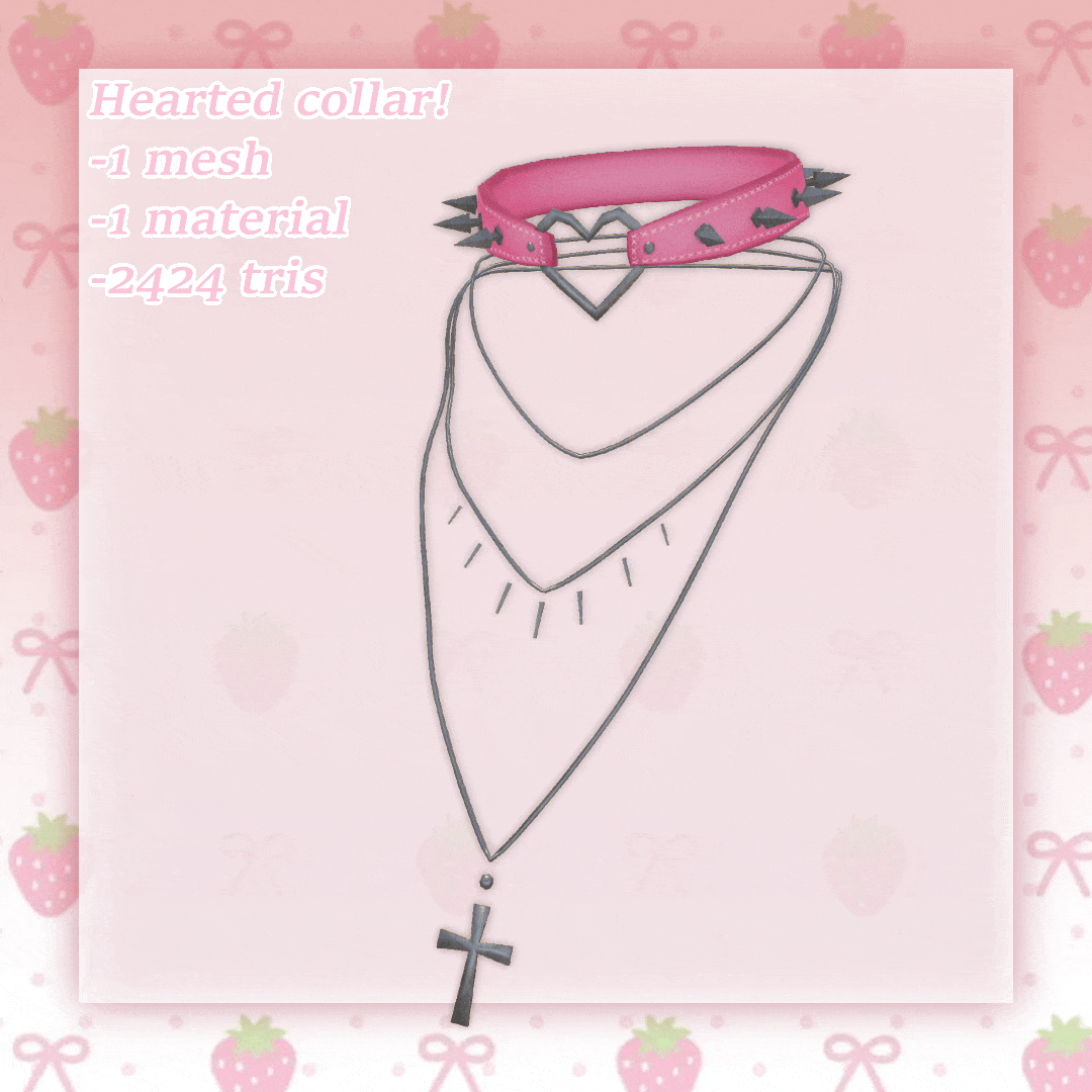 ⋆˚🐾˖° Hearted Collar! ⋆˚🐾˖°