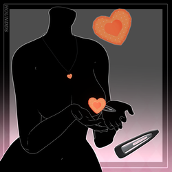 ⋆˚🐾˖° Carrot hairclip and necklace ⋆˚🐾˖°