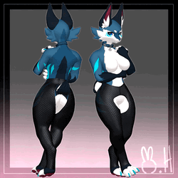 ⋆˚🐾˖° Fishnet textures for the Novabeast ⋆˚🐾˖°