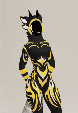 Gold and Black Antigen Texture