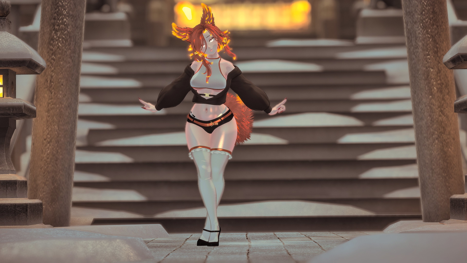 Clawdya the Fox Girl - [VRCFury + FT] PC only