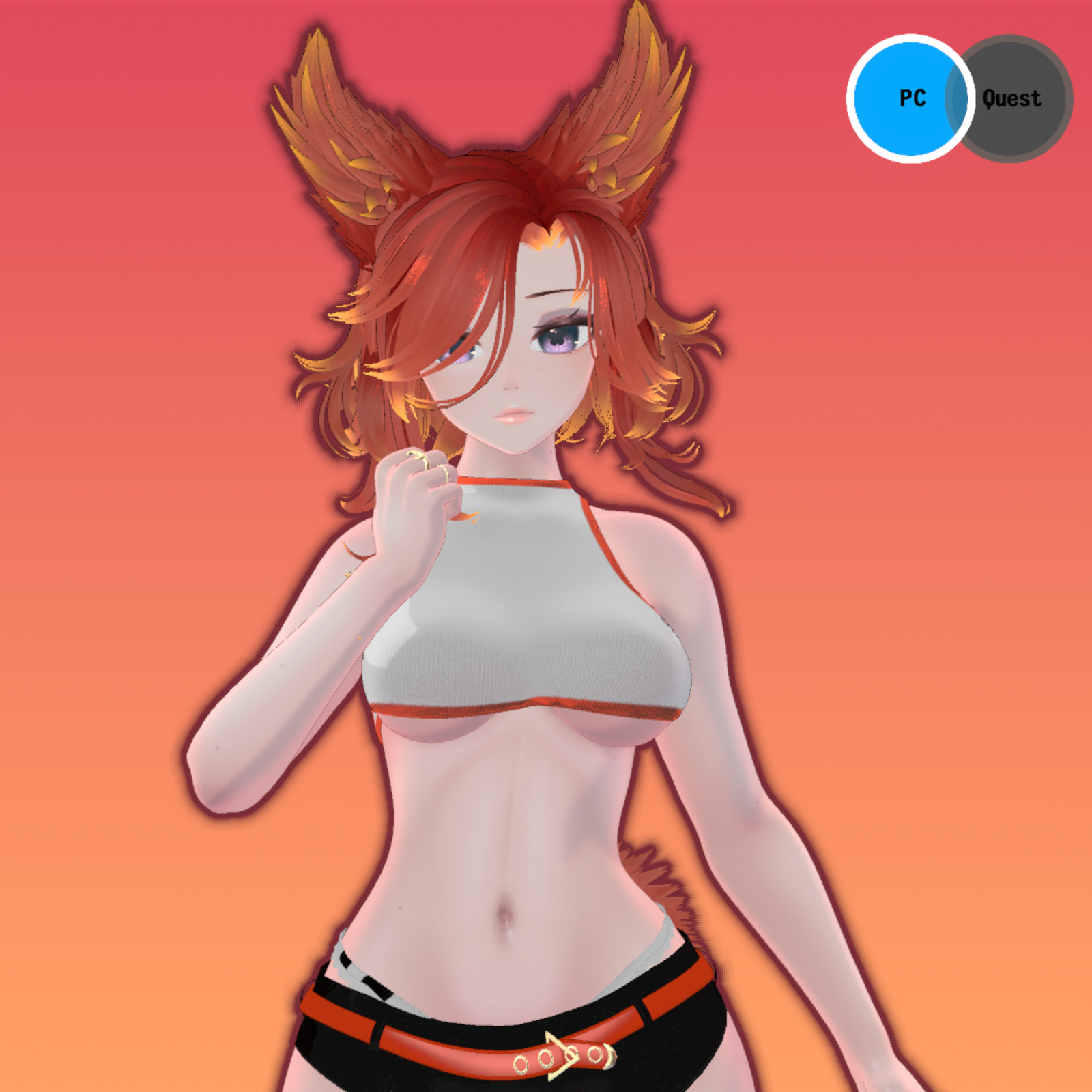 Clawdya the Fox Girl - [VRCFury + FT] PC only