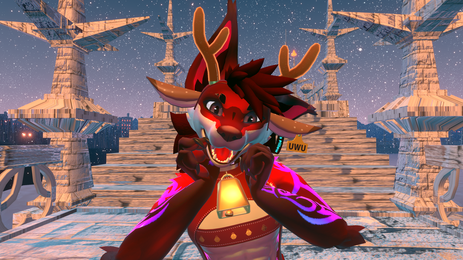 Xmas deer texture for The Cow Outfit