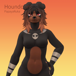  [Houndoom Alina] Alina Canine Textures