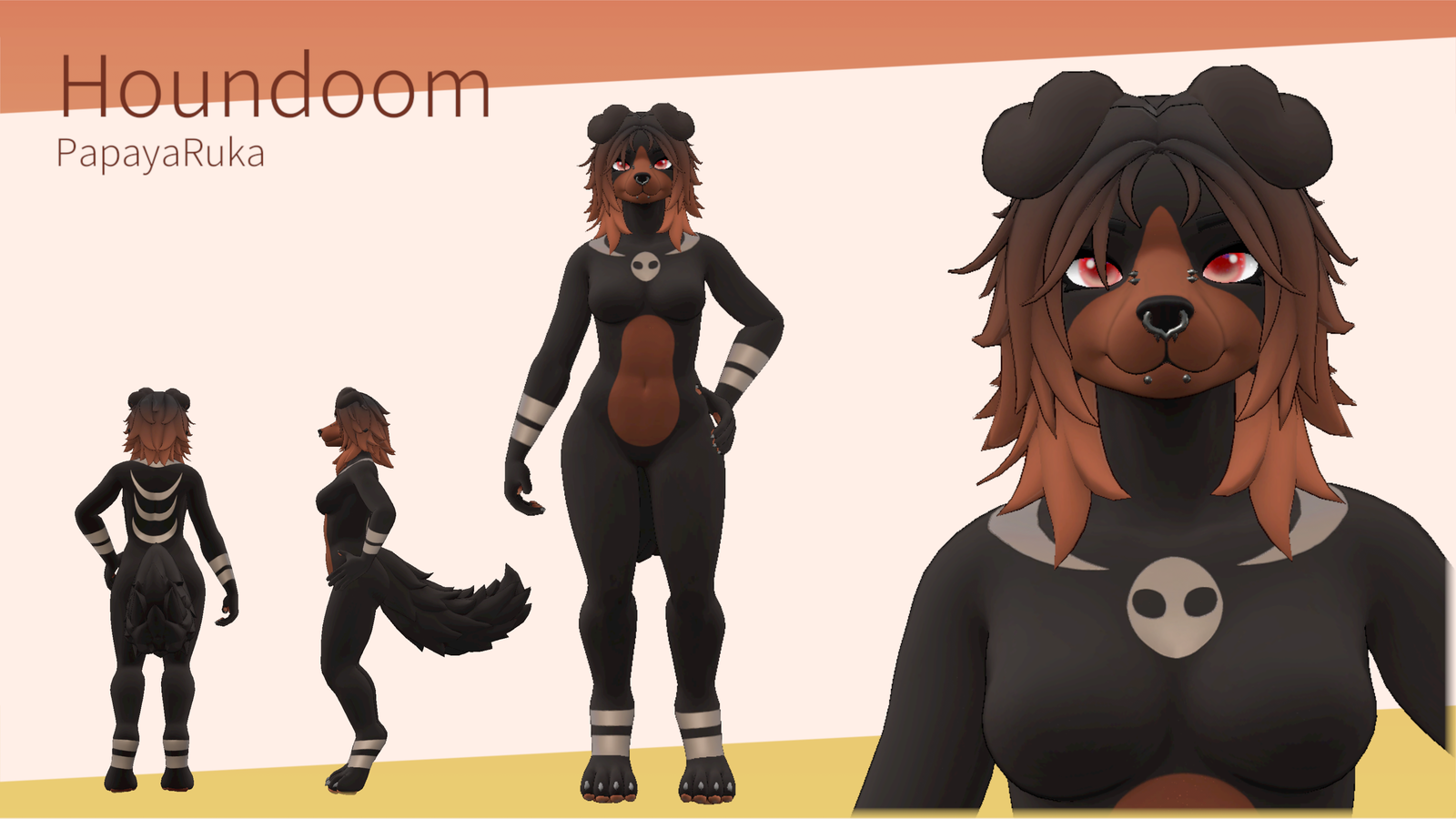 [Houndoom Alina] Alina Canine Textures