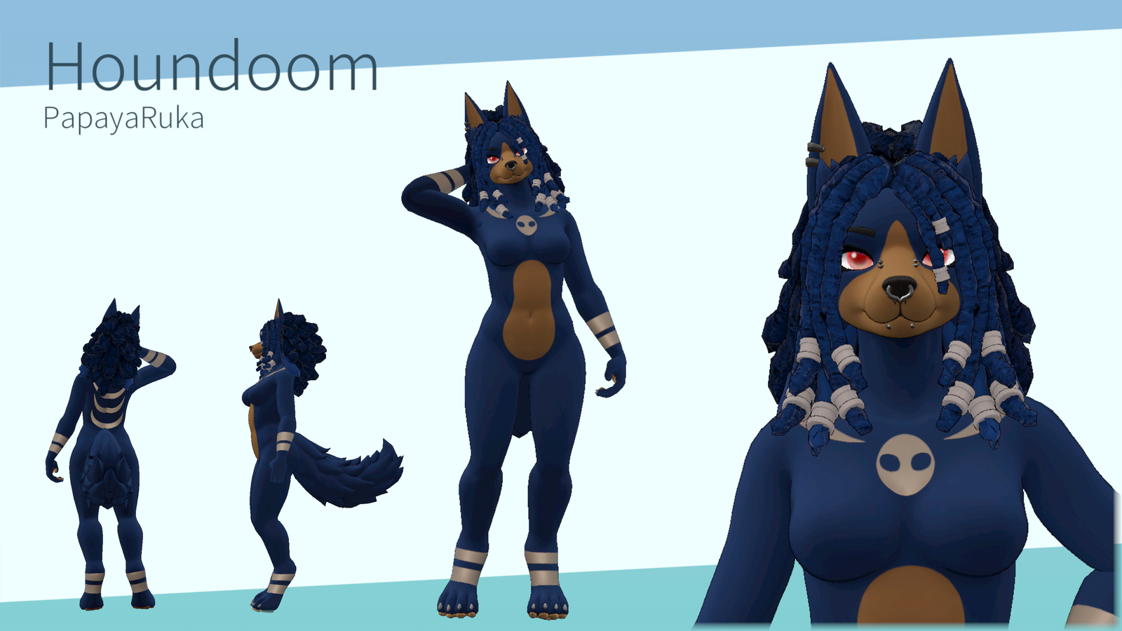  [Houndoom Alina] Alina Canine Textures
