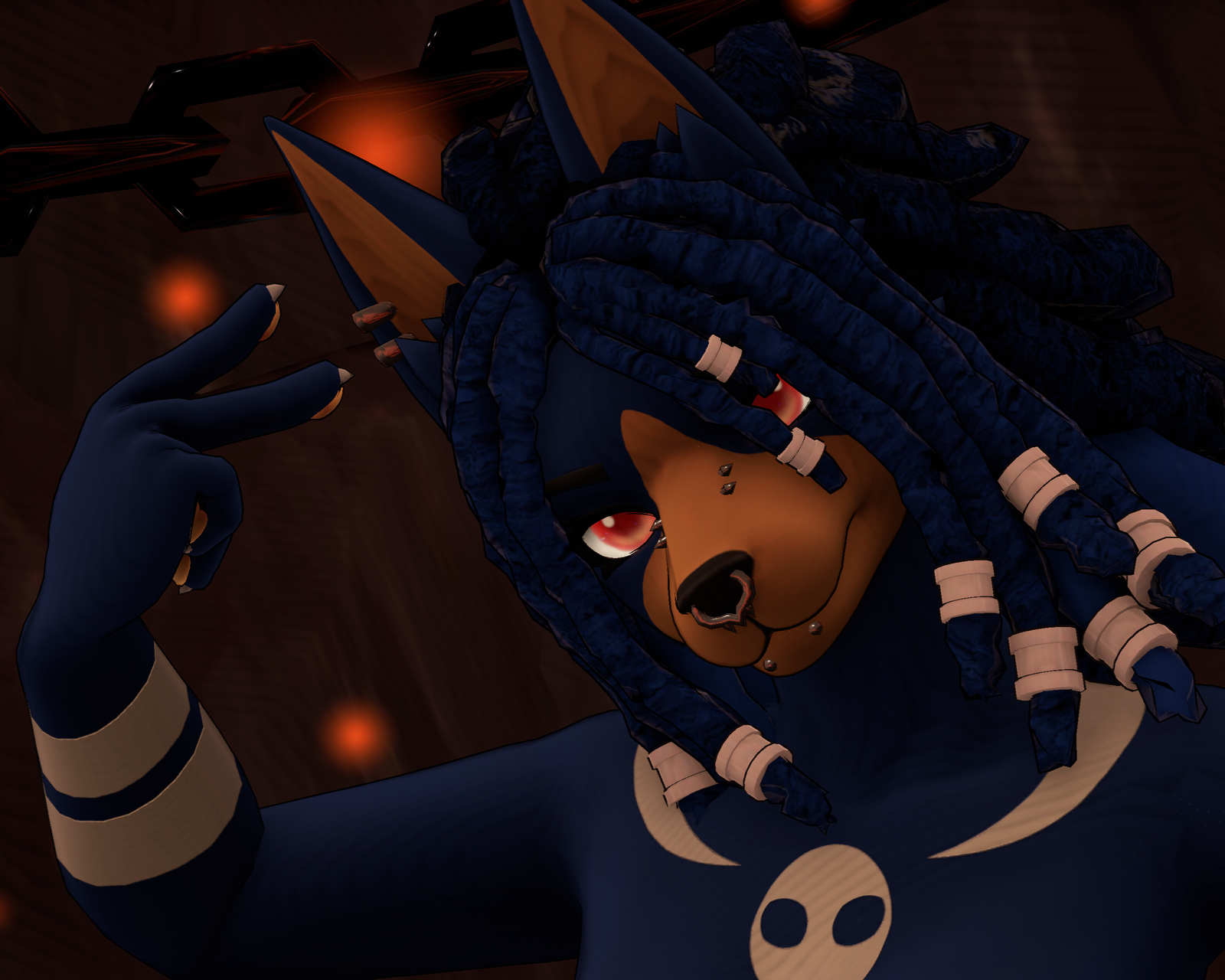  [Houndoom Alina] Alina Canine Textures