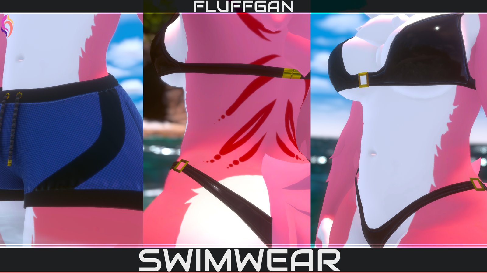 W4RA\CL: Swimwear (Fluffgan)