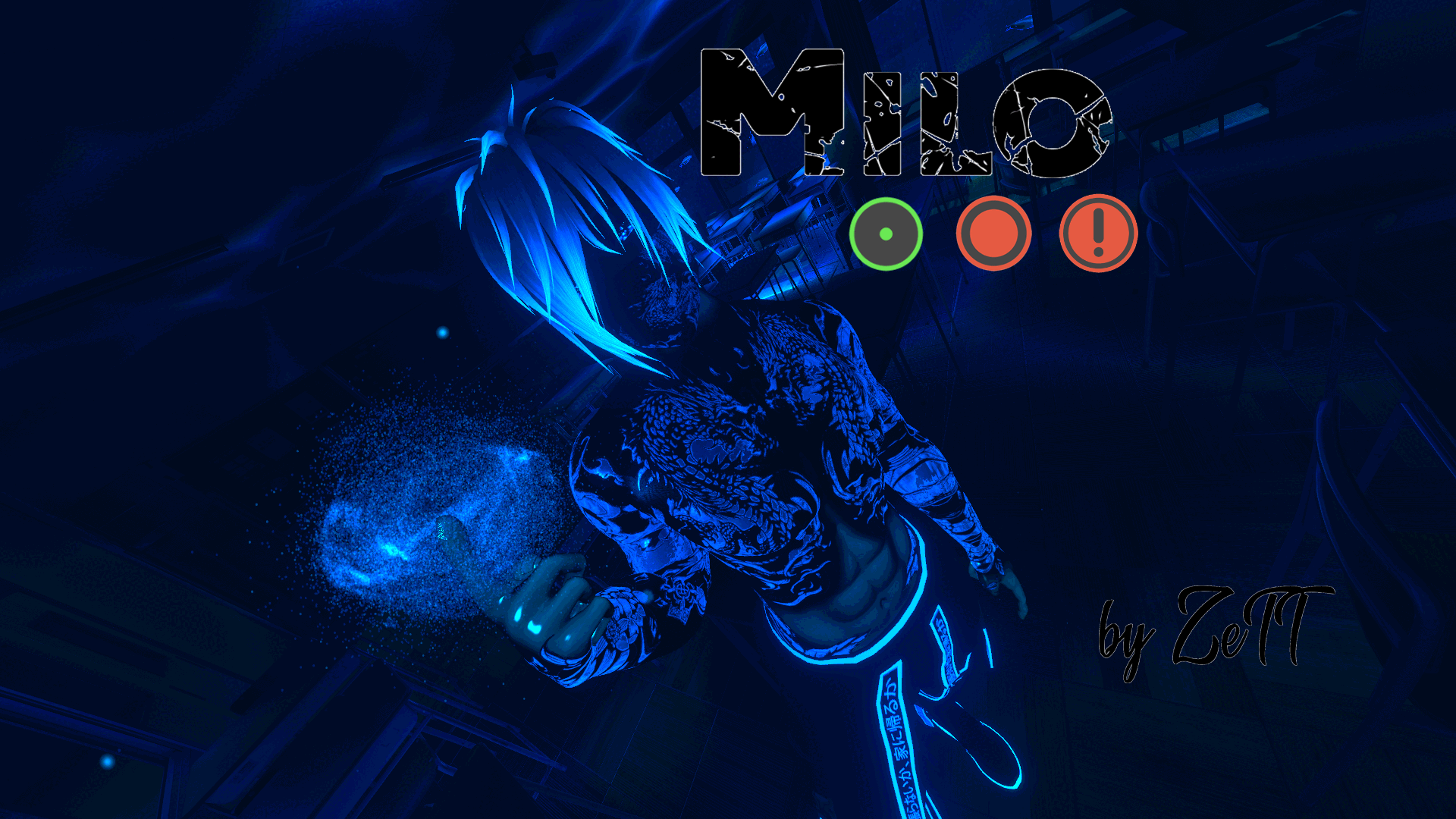 Milo PC VRChat Avatar SPS + Green Optimized 