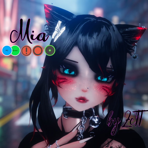Mia (PC / Quest) SPS VRChat Avatar 