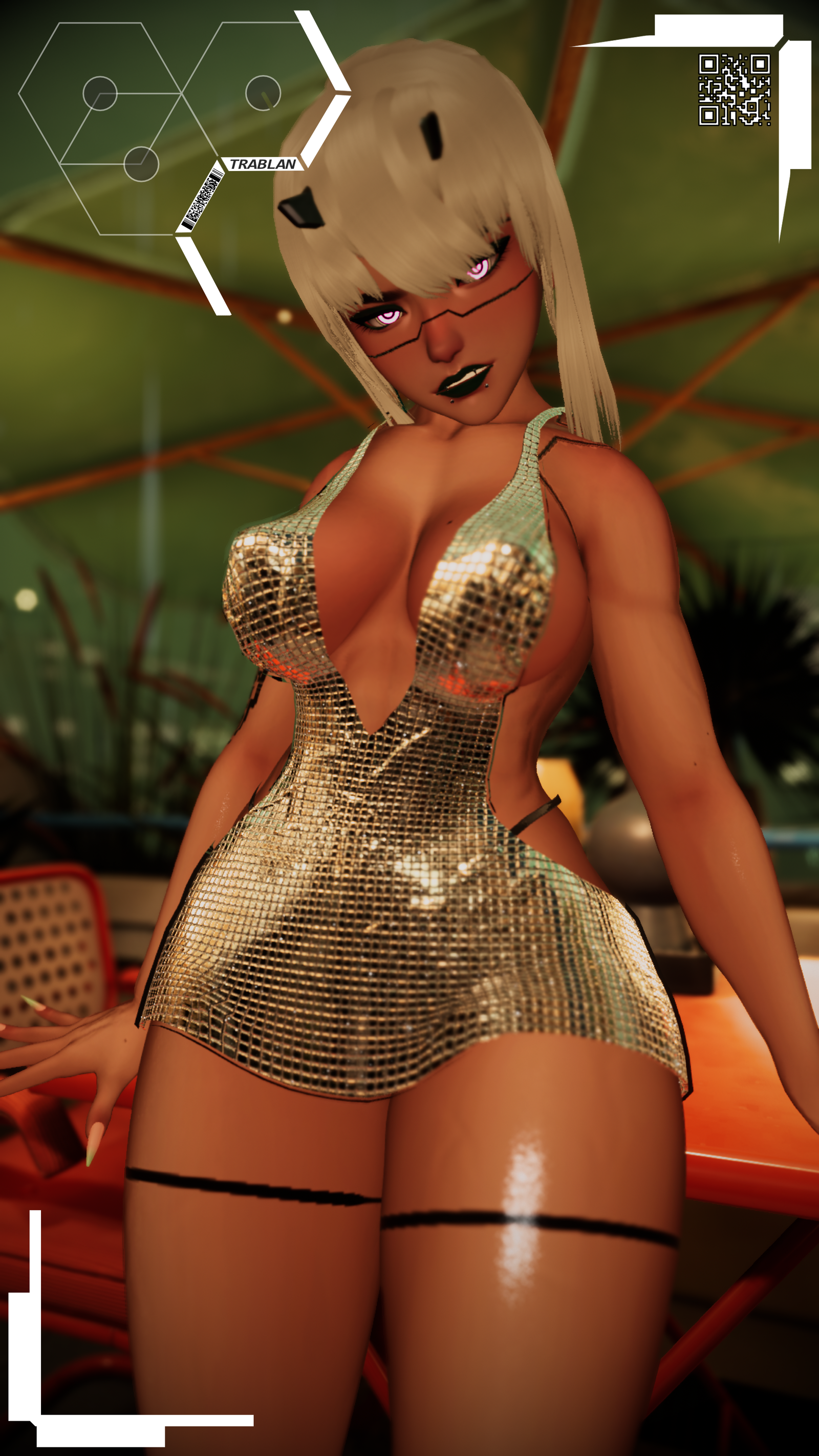 ღ Silver DiscoBall Dress ღ