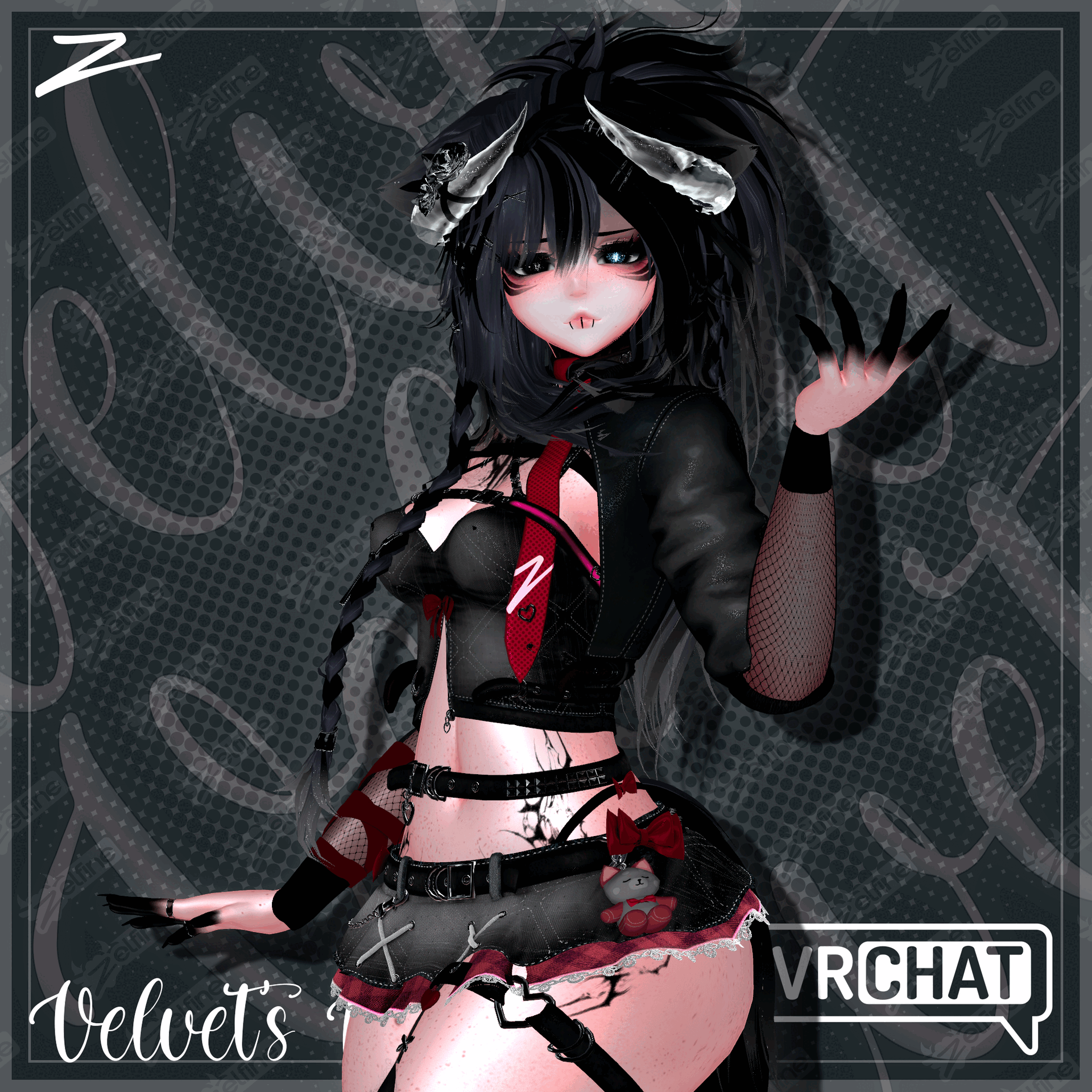 Velvet's Bite (VRChat Clothing)(HALLOWEEN TEXTURES)[Ashen, Astra, Aurora, Delphy Kobo, Ersa, Fiya, Fox Moth, GodWhisper, LunaBeast, NovaBeast, Ruby, Vee, EGirl, wulfgang, Sol]