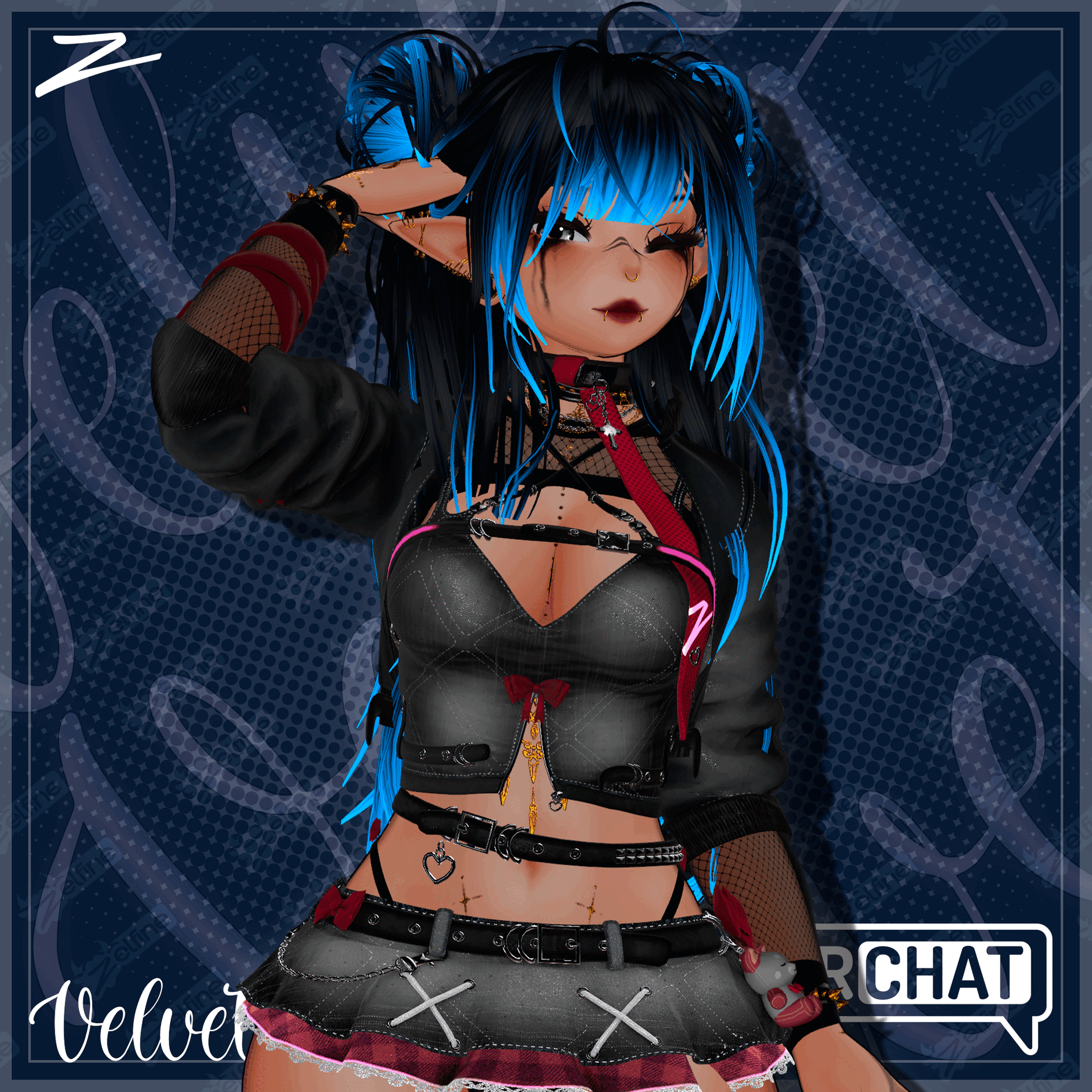 Velvet's Bite (VRChat Clothing)(HALLOWEEN TEXTURES)[Ashen, Astra, Aurora, Delphy Kobo, Ersa, Fiya, Fox Moth, GodWhisper, LunaBeast, NovaBeast, Ruby, Vee, EGirl, wulfgang, Sol]