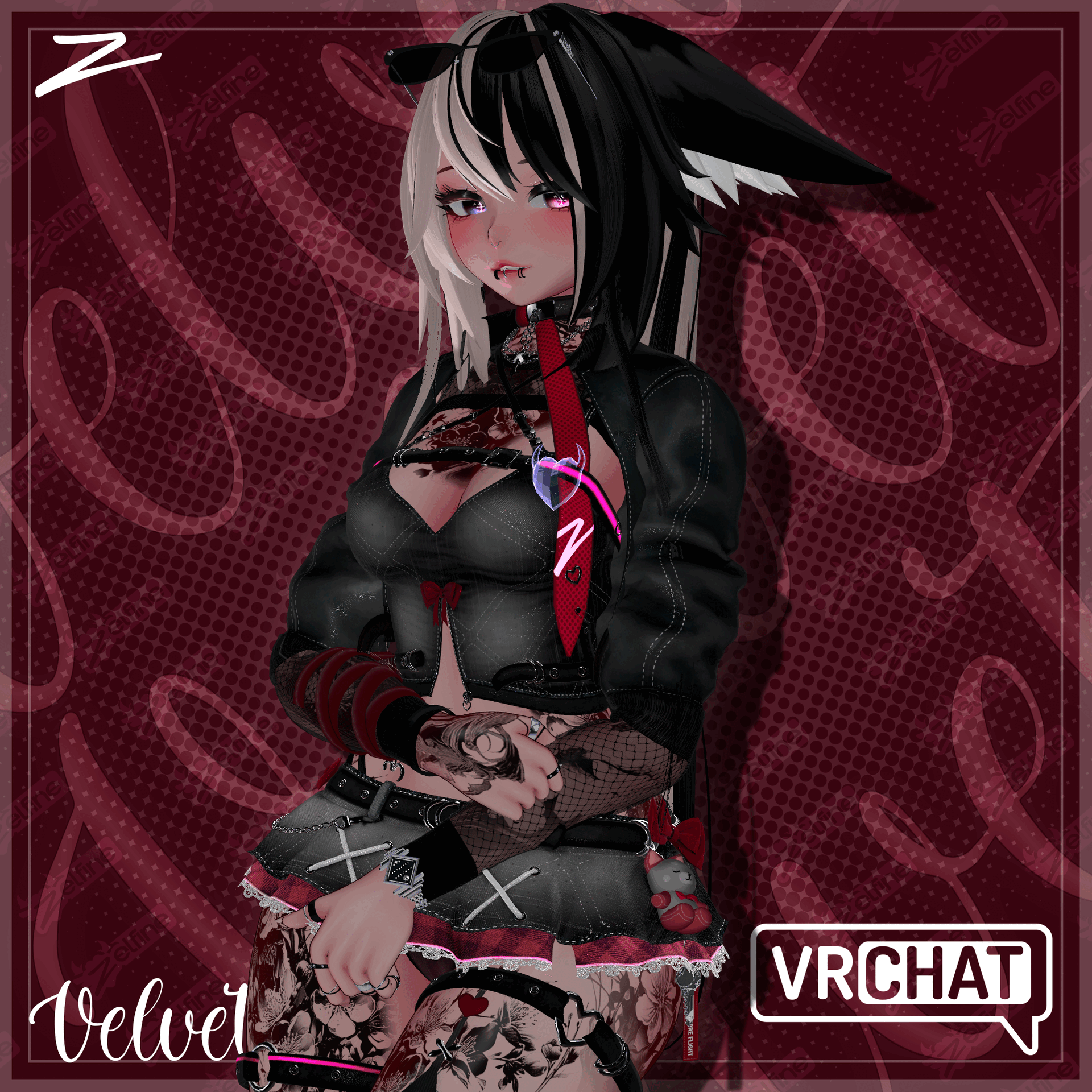 Velvet's Bite (VRChat Clothing)(HALLOWEEN TEXTURES)[Ashen, Astra, Aurora, Delphy Kobo, Ersa, Fiya, Fox Moth, GodWhisper, LunaBeast, NovaBeast, Ruby, Vee, EGirl, wulfgang, Sol]