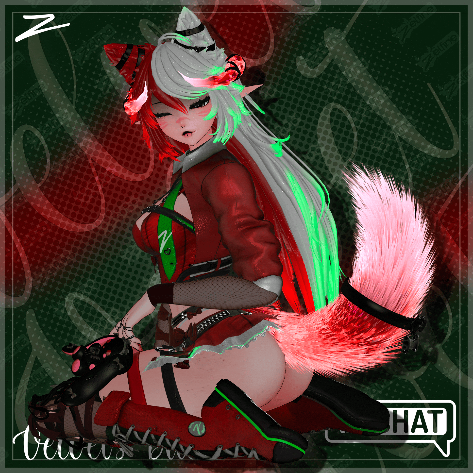 Velvet's Bite (VRChat Clothing)(CHRISTMAS DLC)[Ashen, Astra, Aurora, Delphy Kobo, Ersa, Fiya, Fox Moth, GodWhisper, LunaBeast, NovaBeast, Ruby, Vee, EGirl, wulfgang, Sol]