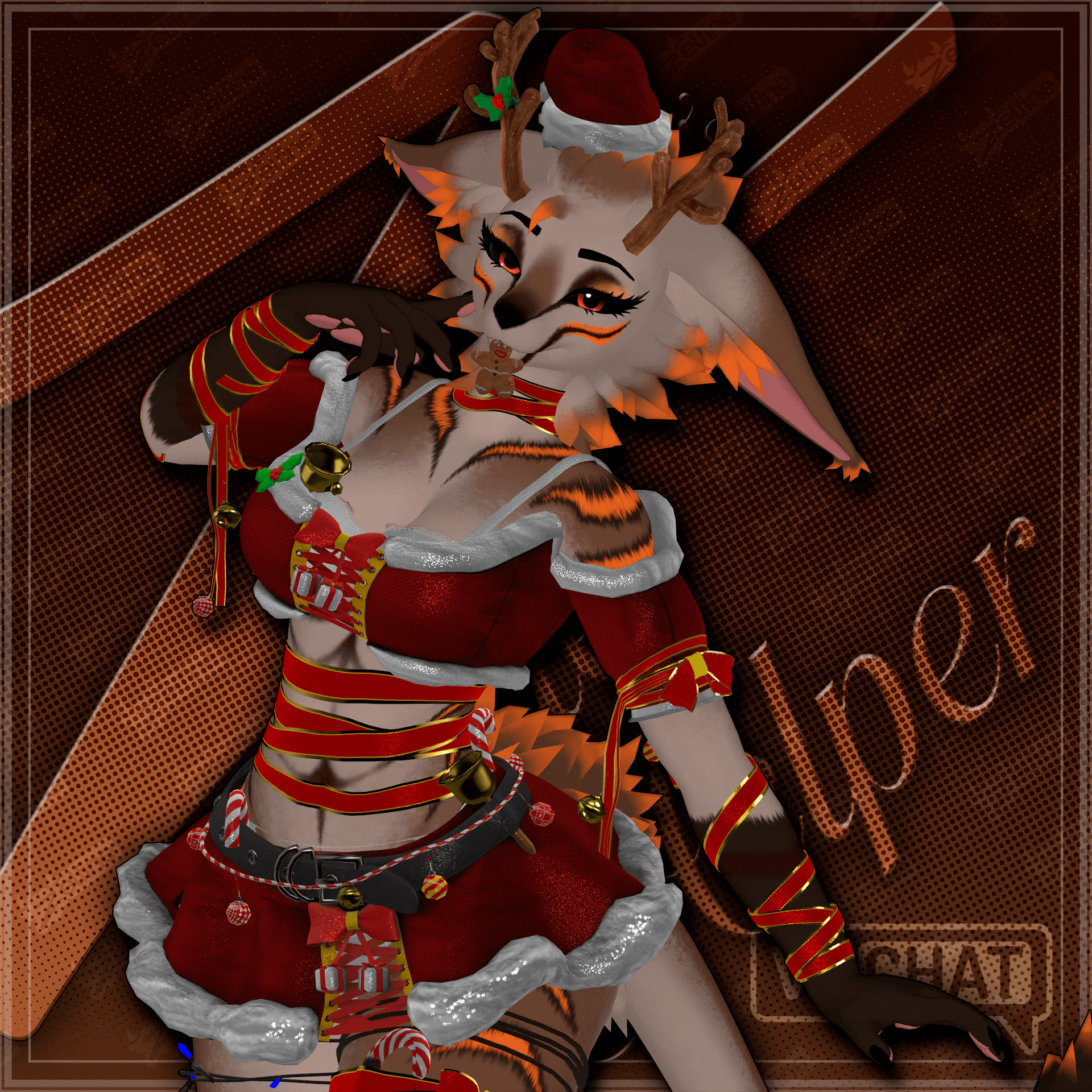 Santa's Little Helper (VRChat Clothing)(CHRISTMAS OUTFIT)[Astra, Delphy, Ersa, Fiya, Fox Moth, Geo, GodWhisper, EGirl, Nova Beast, Seer, Vexra, Yuno, Zae]