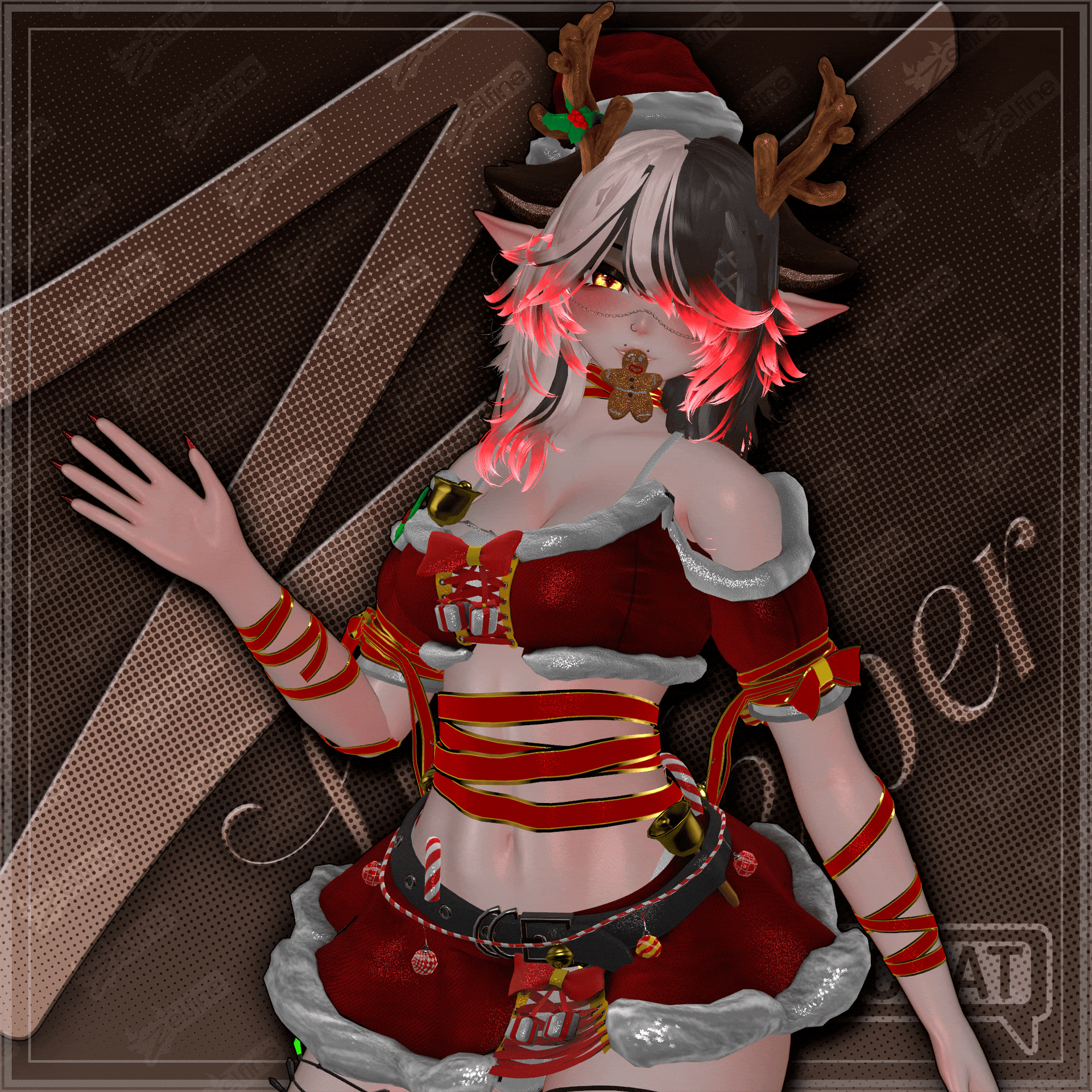 Santa's Little Helper (VRChat Clothing)(CHRISTMAS OUTFIT)[Astra, Delphy, Ersa, Fiya, Fox Moth, Geo, GodWhisper, EGirl, Nova Beast, Seer, Vexra, Yuno, Zae]