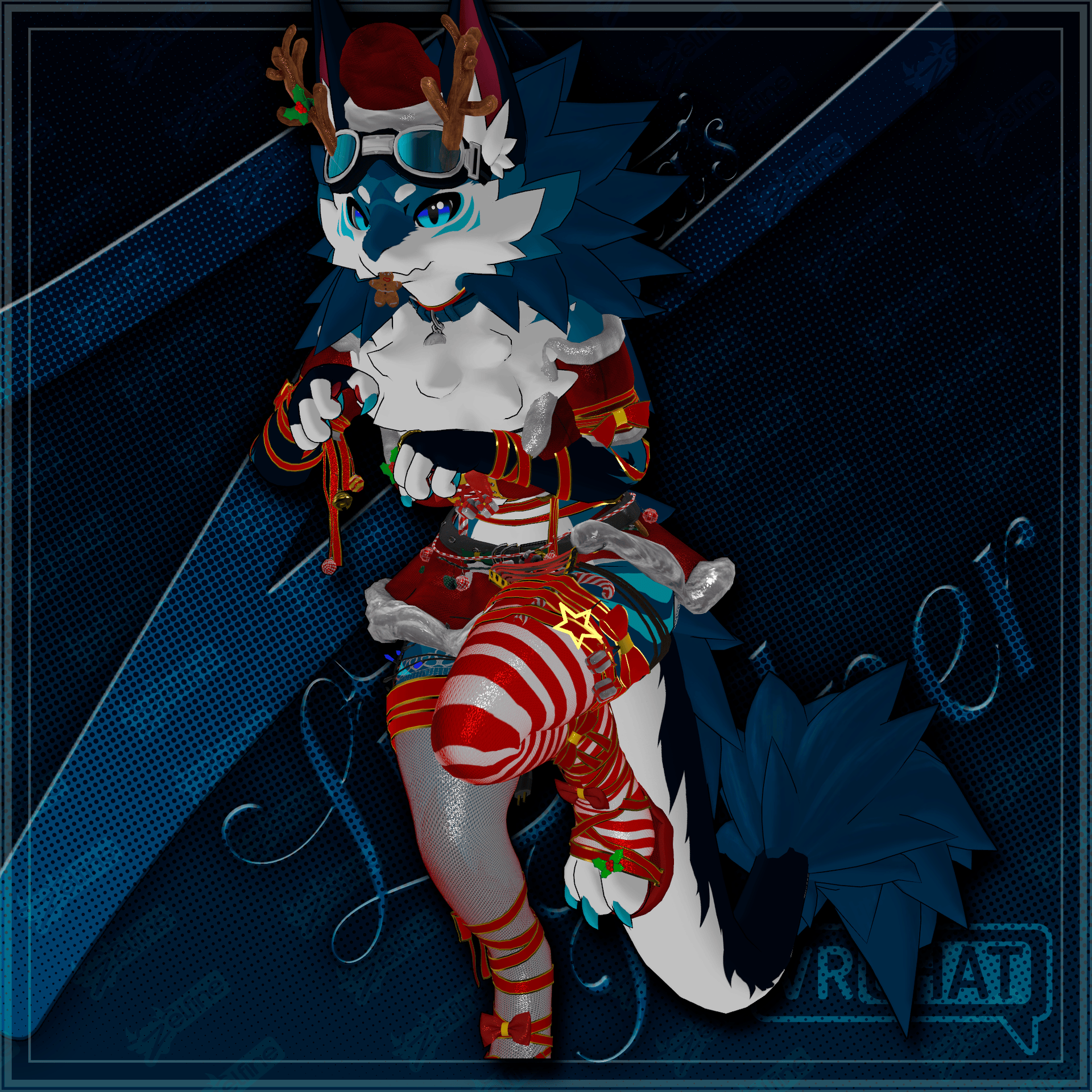 Santa's Little Helper (VRChat Clothing)(CHRISTMAS OUTFIT)[Astra, Delphy, Ersa, Fiya, Fox Moth, Geo, GodWhisper, EGirl, Nova Beast, Seer, Vexra, Yuno, Zae]